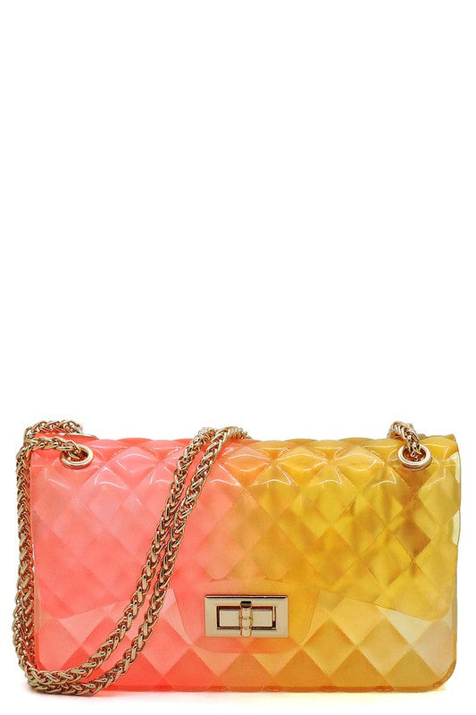 Ombre Jelly Shoulder Bag
