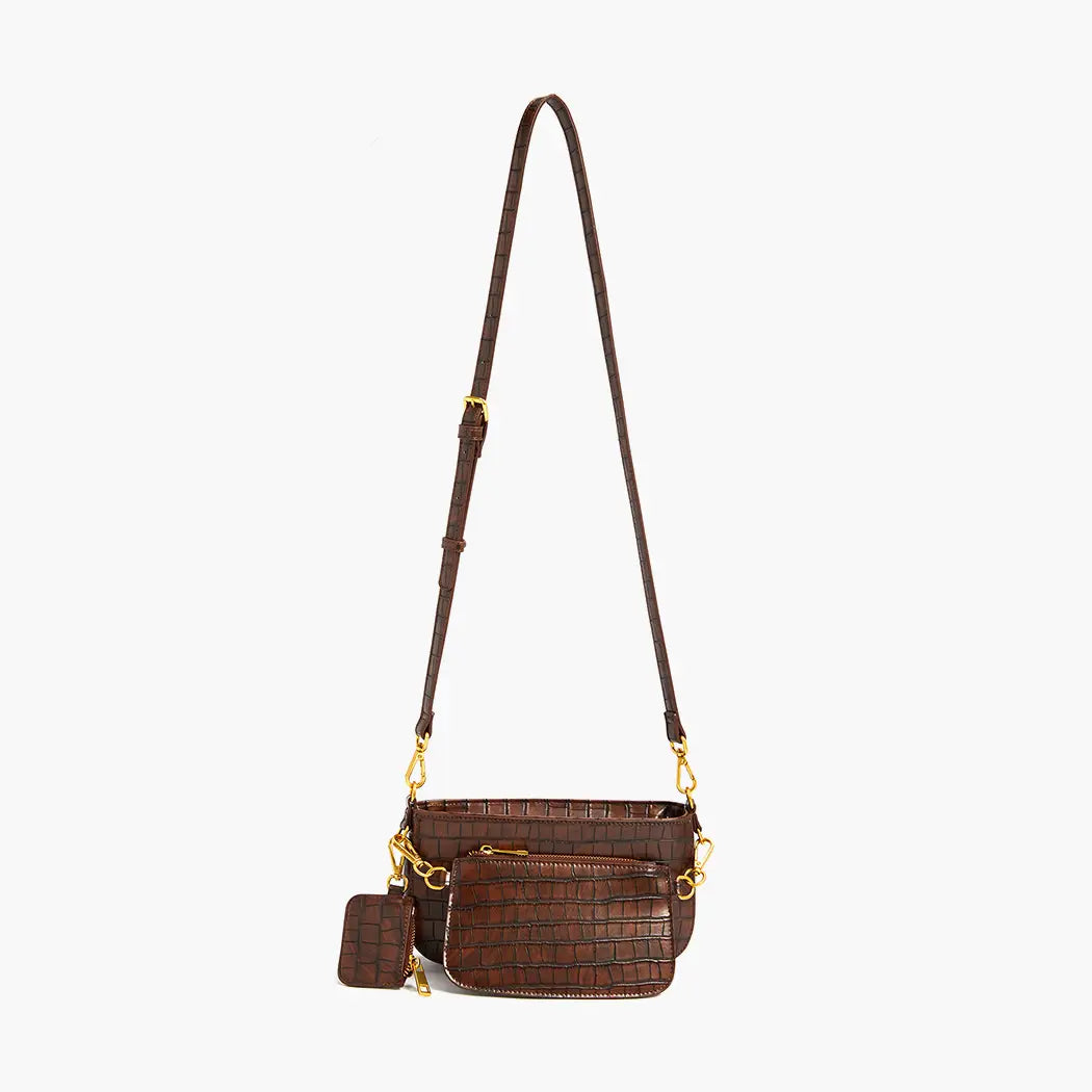 Vegan Croc Crossbody