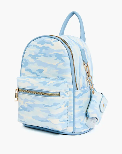 Mini Camo Backpack with Sanitizer – STYLE SPIKE