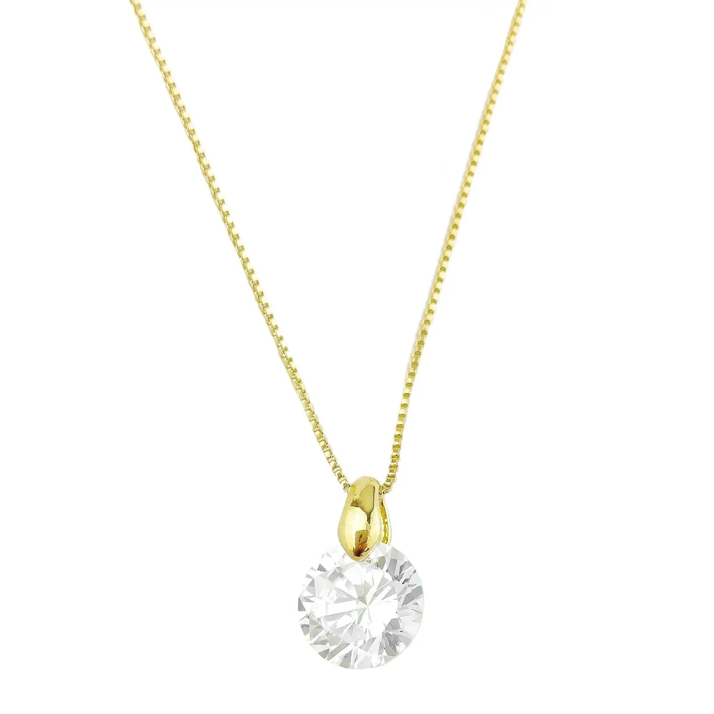18KGL Cz necklace