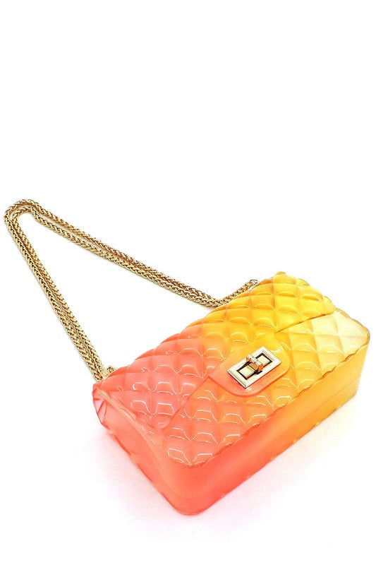 Ombre Jelly Shoulder Bag